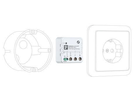 Sterownik podtynkowy Inteligentny dom SH Zigbee 3.0 Paulmann 230 V biały / tworzywo sztuczne - 4