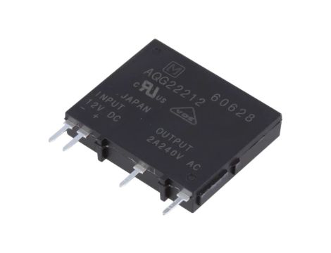 Przekaźnik półprzewodnikowy Uster: 9,6...14,4VDC 2A 75...264VAC AQG22212