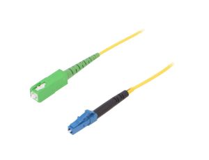 Patch cord światłowodowy LC/UPC,SC/APC 2m Światłowód: 9/125um G-SCA-LC-S-002.0-SX-D-18-Y