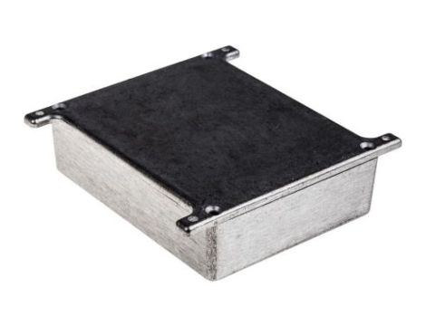 Obudowa Srebrny z kołnierzem, 119 x 93.5 x 34mm, RS PRO