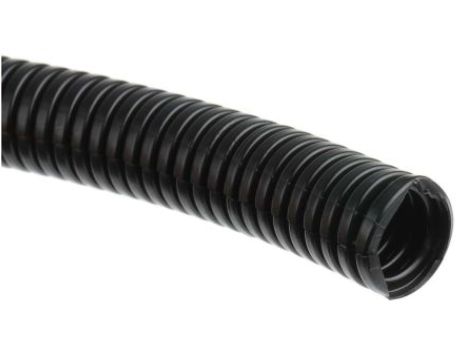 Elastyczny, dzielony, Ø 10.7mm, dł. 10m, materiał: Tworzywo sztuczne, kolor: Czarny, RS PRO