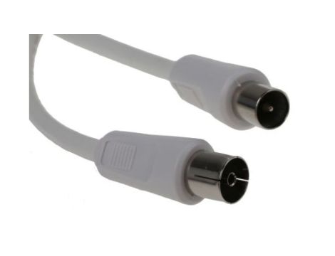 Kabel koncentryczny, Szary 1.5m, RS PRO Z zakończeniem