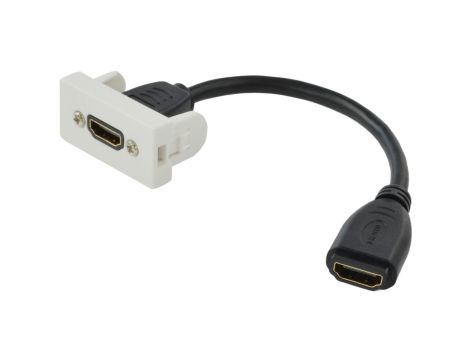Moduł 1M 22,5x45 HDMI 1.4 20cm Mediabox NEKU