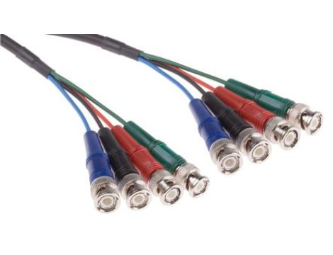 Kabel koncentryczny, Czarny Wtyk BNC Wtyk BNC 1.8m, RS PRO Z zakończeniem