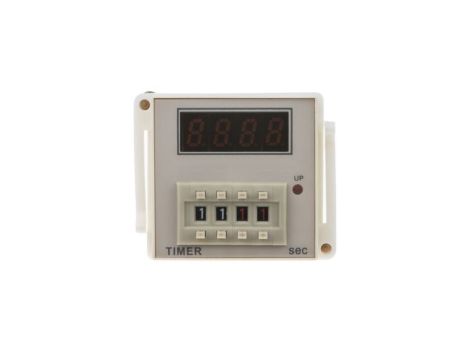 Przekaźnik czasowy zwłoczny jednofunkcyjny 99.99s SPDT 1-stykowy SPDT 12 → 48V dc