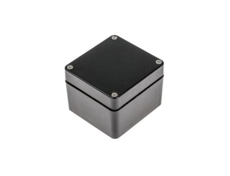 Puszka elektroinstalacyjna, 80 x 75 x 55mm, IP66, kolor Czarny, materiał GRP, RS PRO