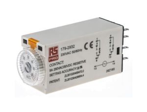 Przekaźnik czasowy zwłoczny jednofunkcyjny 2 → 60s DPDT 2-stykowy DPDT 230V ac