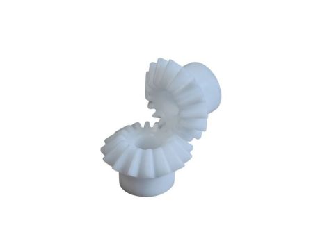 Przekładnia stożkowa, zęby: 16, Skośne, skok: 2.5mm, kąt: 20, otwór: 12mm