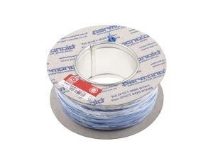 Przewód o podwyższonej odporności PVC Niebieski, 100m 1/0,8 mm, Maks. +85C, Ø 2.05mm, RS PRO BS6004
