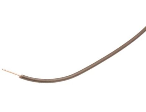 Przewód o podwyższonej odporności PVC Brązowy, 100m 1/0,8 mm, Maks. +85C, Ø 2.05mm, RS PRO BS6004