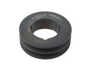 Krążek, śr. całkowita: 105.5mm, śr. otworu: 42mm, l. rowków: 2, Żeliwo, stal