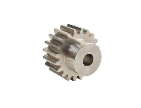 Koło zębate walcowe, moduł: 1, l.zębów: 14, śr. piasty: 10mm, śr. otworu: 6mm, Stal