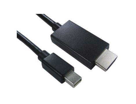 Kabel 1m Mini DisplayPort to Wtyk HDMI Czarny