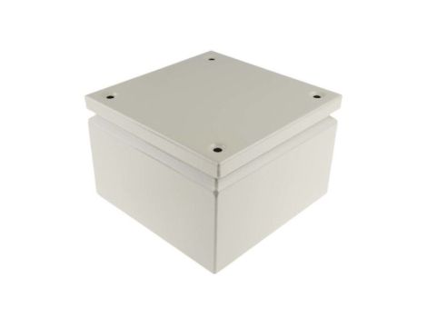 Puszka elektroinstalacyjna, 200 x 200 x 120mm, IP66, kolor RAL 7032, materiał Stal, RS PRO