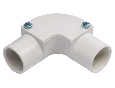 Kolanko z wziernikiem inspekcyjnym, PVC 20mm RS PRO