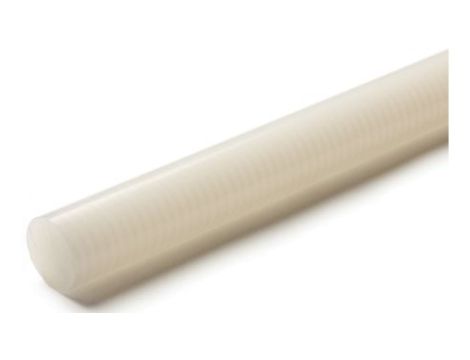 Pręt z polifluorku winylidenu PVDF, Ø 40mm x 500mm