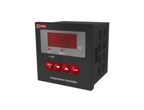 Regulator temperatury wł./wył. 1-wyjściowy-wyjściowy, Uz 230 V AC, 72 x 72mm