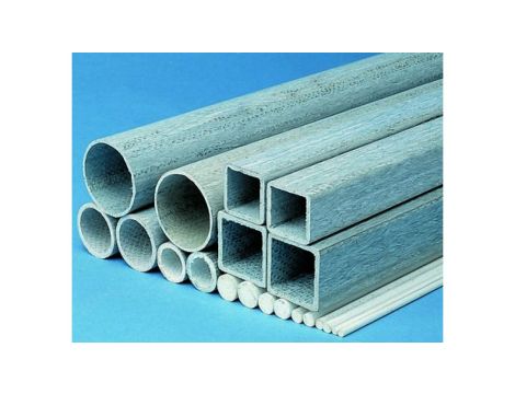 Pręt z plastiku wzmacnianego włóknem szklanym GRP, Ø 4mm x 1.15m, kolor: Szary