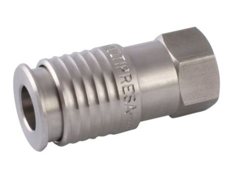 Adapter gwintowany prosty gwint – rura RS PRO 3/8 in Female rodzaj Żeński Gwintowany, rura Stal 3/8in
