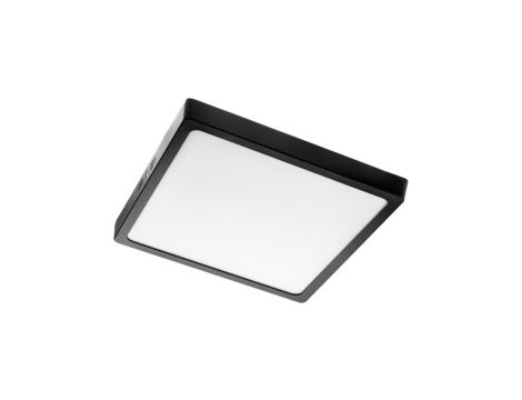 Plafon natynkowy Panel LED 24W 4000K Czarny kwadratowy Proma LVT