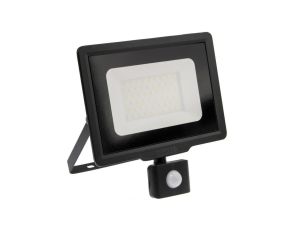 Naświetlacz LED 50W 4000lm 4000K IP44 Czarny z czujnikiem ruchu LED2B KOBI MHC