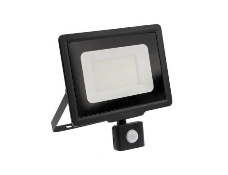 Naświetlacz LED 50W 4000lm 4000K IP44 Czarny z czujnikiem ruchu LED2B KOBI MHC