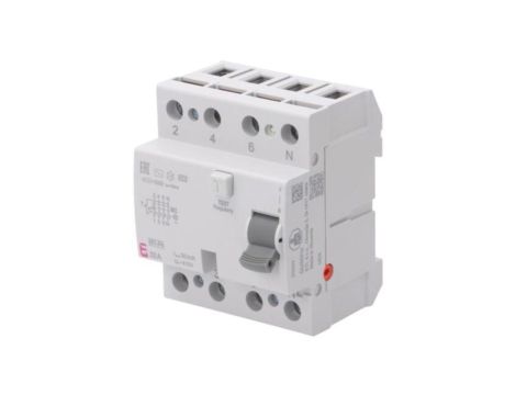 Wyłącznik różnicowy, Prąd znamionowy: 32A, Iróżn: 30mA, Bieguny: 4, 230V,400V EFI-P4 AC 32/0.03