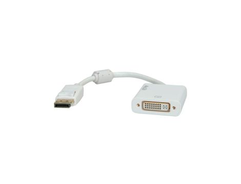 Adapter ROLINE 4K DisplayPort - DVI, DP męski-DVI żeński