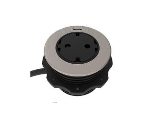 Gniazdo Solo, gniazdo Schuko F (DE) z gniazdem ładującym USB C, stal nierdzewna, 82052727