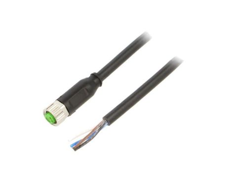 Kabel: do czujników/automatyki M8 4-PIN proste 1,5m wtyk 4A 7000-08061-6110150