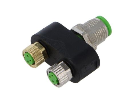 Adapter M12 4-PIN, M8 3-PIN 60VDC 50VAC 4A IP67 7000-41211-0000000