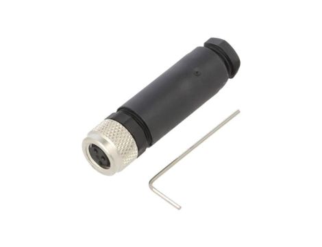 Złącze: M8, wtyk, żeńskie, proste 99 3400 100 03