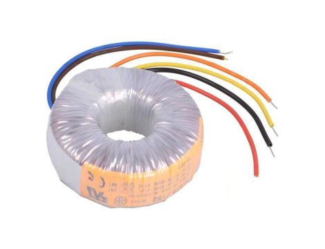 Transformator toroidalny 50VA 230VAC 12V 12V 2,083A 2,083A 55120-P1S2