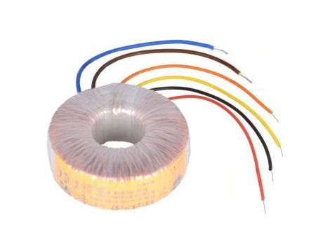 Transformator toroidalny 50VA 230VAC 25V 25V 1A 1A Ø 84mm 55123-P1S2