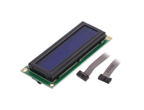 Wyświetlacz: LCD 16x2 niebieski LED Interfejs: I2C DFR0063