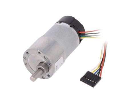 Silnik: DC z enkoderem, z przekładnią 12VDC 7A Oś: nacięcie D FIT0186