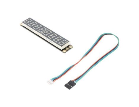 Wyświetlacz: LED Il.zn: 8 zielony 117x22mm 5VDC DFR0646-G