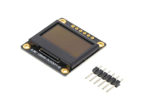 Wyświetlacz: OLED 0,96 30x30mm Interfejs: I2C, SPI DFR0650