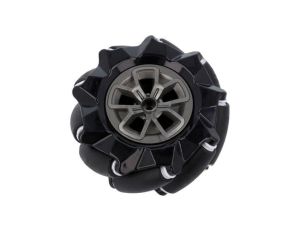 Koło lewe czarny przykręcany Ø: 97mm Pokrycie: guma W: 44,9mm FIT0767