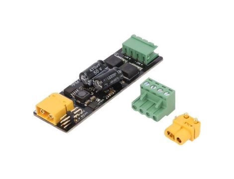 Sterownik silnika DC STM8S105, TLE5205 analogowy, PWM 3A 712V DFR0513