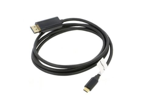 Adapter DisplayPort 1.2,USB 3.2 DisplayPort wtyk,USB C wtyk CA-CMDP-10CU-0018-BK