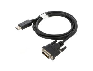 Kabel DisplayPort wtyk,DVI-D (24+1) wtyk DisplayPort 1.2 CA-DPDV-10CU-0018-BK