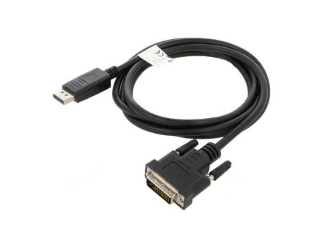 Kabel DisplayPort wtyk,DVI-D (24+1) wtyk DisplayPort 1.2 CA-DPDV-10CU-0018-BK