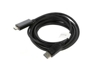 Kabel DisplayPort wtyk,HDMI wtyk DisplayPort 1.1 5m czarny CA-DPHD-11CC-0050-BK