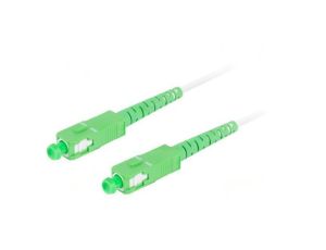Patch cord światłowodowy SC/APC,z obu stron 25m LSZH biały FO-SASA-SS31-0250-WH