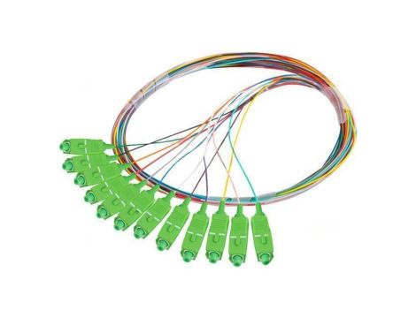 Pigtail światłowodowy SC/APC 2m Światłowód: 9/125um LSZH FP-SCAP-SE21-1202-MC