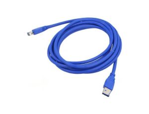 Kabel USB 3.0 USB A gniazdo,USB A wtyk złocony 3m niebieski CA-US3E-10CC-0030-B