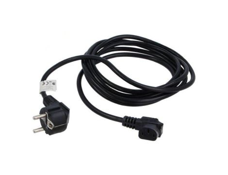 Kabel CEE 7/7 (E/F) wtyk kątowy,IEC C13 żeński kątowy prawy CA-C13C-12CC-0030-BK