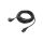 Kabel CEE 7/7 (E/F) wtyk kątowy,IEC C13 żeński PVC Dł: 10m CA-C13C-11CC-0100-BK