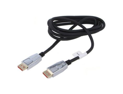 Kabel DisplayPort wtyk z obu stron PVC DisplayPort 1.4 1,8m CA-DPDP-20CU-0018-BK